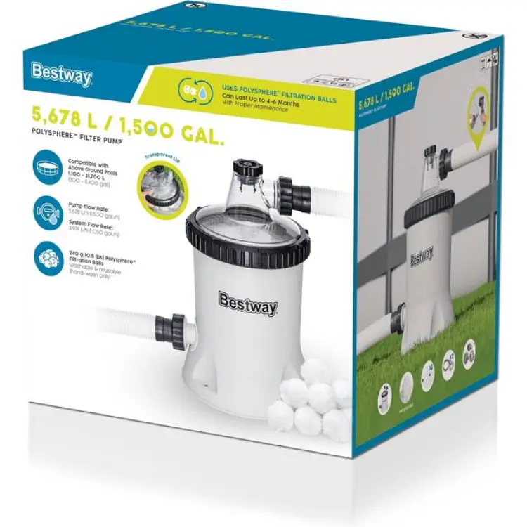 Bestway 5678 L Polysphere Filterpump