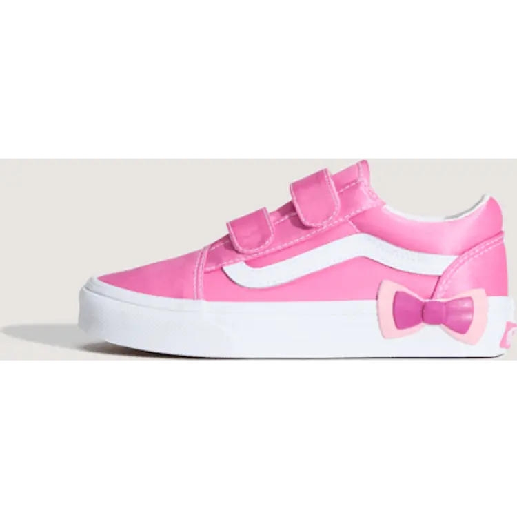 Vans Kids Old Skool V Bow Shoes - Pink