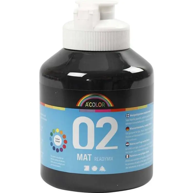 A Color Matt 02 Readymix Black 500ml