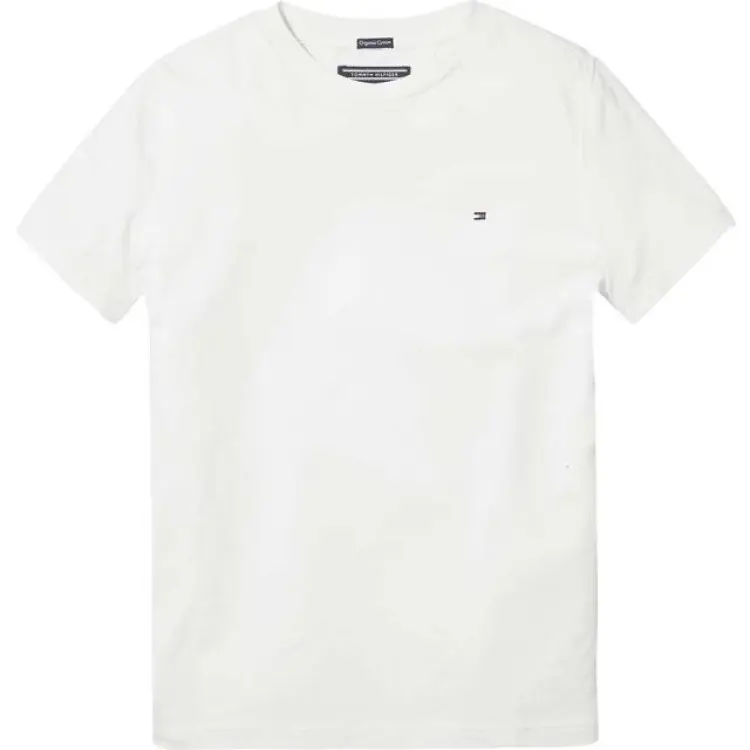 Tommy Hilfiger Essential Organic Cotton T-shirt - Bright White (KB0KB04140-123)