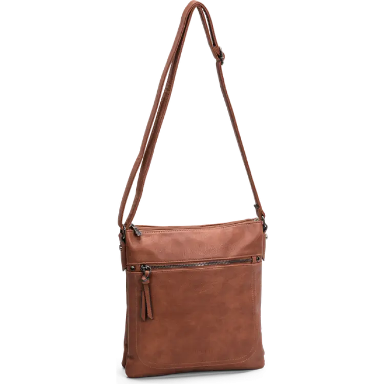 Puccini Donna Axelremsväska 27cm - Cognac