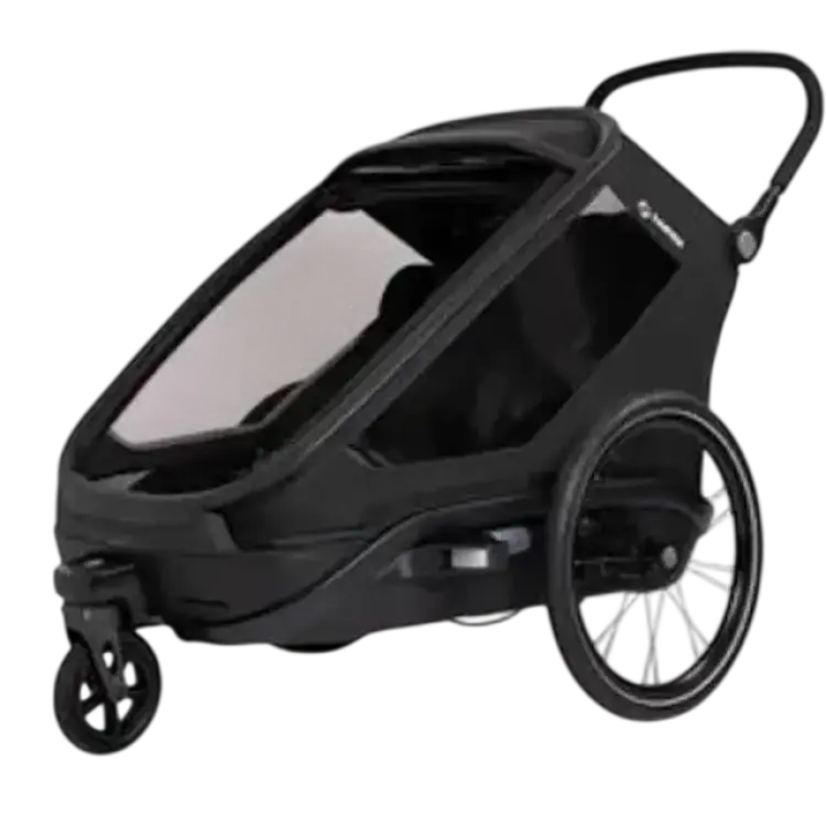 Hamax Outback Next Double Bicycle Trailer Black