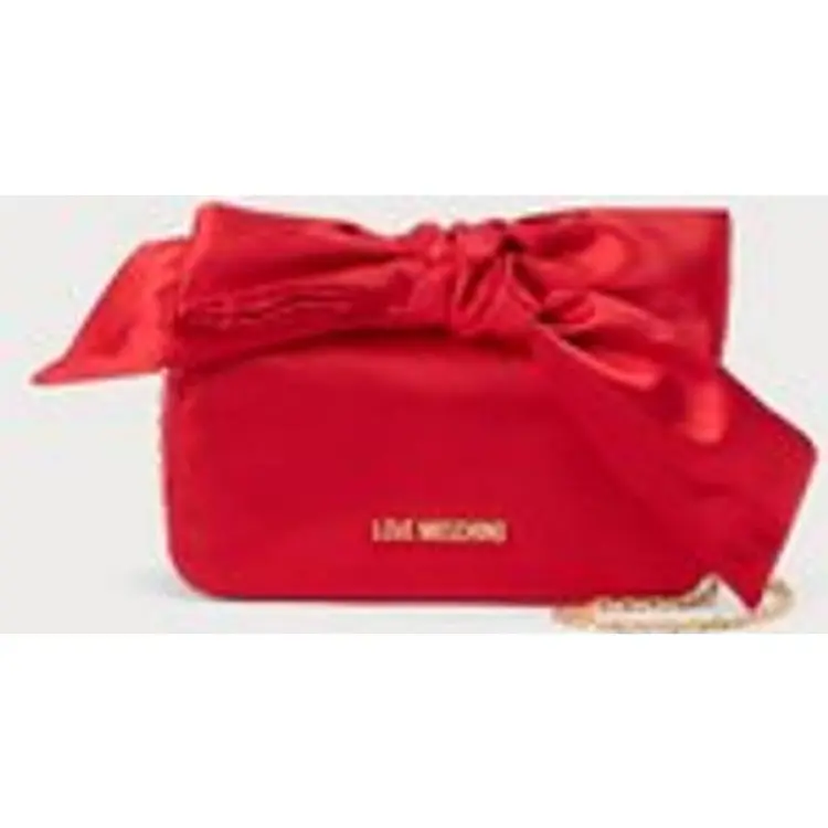 Love Moschino Holiday Bow Axelremsväska - Red
