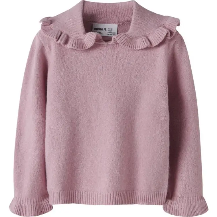 Name It Kirstena Knit Genser - Lilas/Rosa