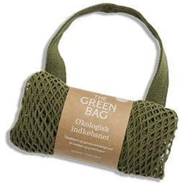 The Green Bag The Green Bag Shoppingnät av Ekologisk Bomull Army 1 Stk