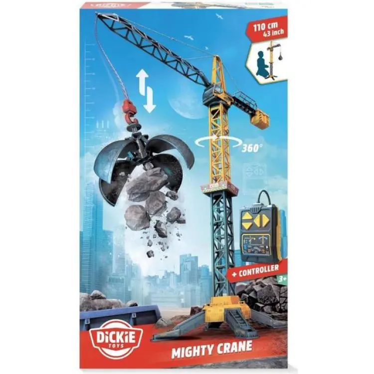 Dickie Toys Mighty Crane Lyftkran 110 cm