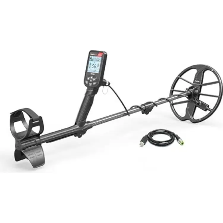 Nokta Simplex Ultra Vattentät Metalldetektor Med Kolfiberskaft Och 11 Inch Sökspole