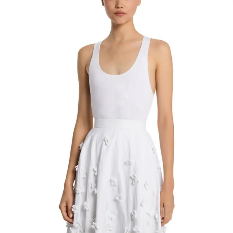 Michael Kors Viscose Bodysuit - White