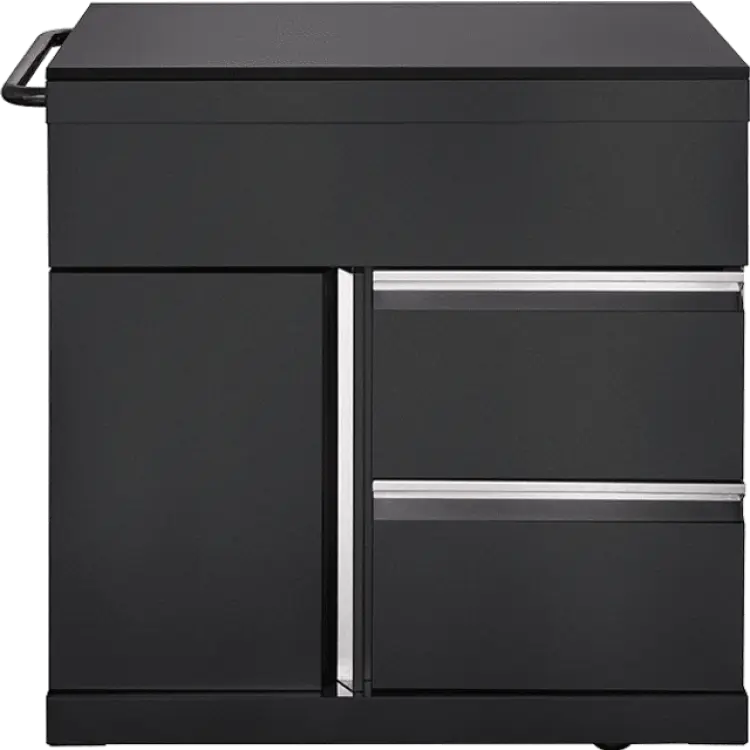 MyOutdoorKitchen Modul Förvaringsskåp Lådor Svart