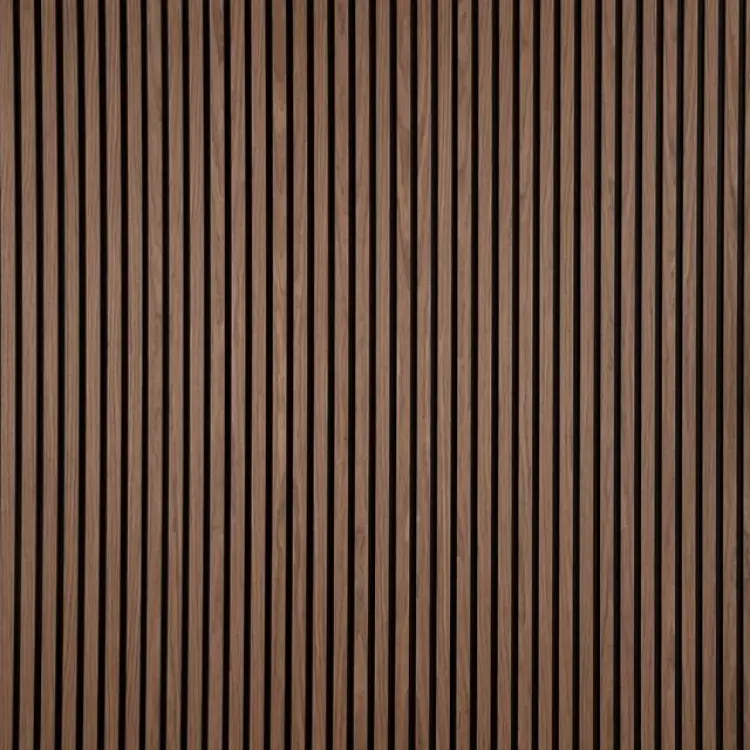 NQD Akustikpanel Smartwall Quail Valnöt 600X2420X21Mm