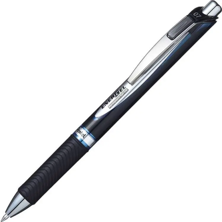 Pentel Gelpenna Energel Perm.roller blÃ¥