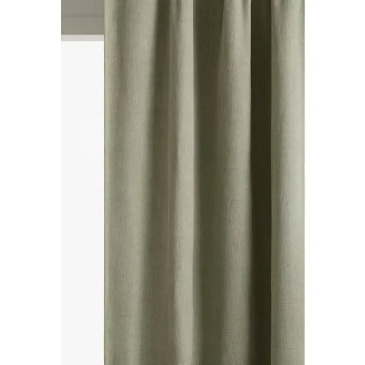 H&M 1-Pack Bred Mörkläggande Gardinlängd Salviagrön 250x250