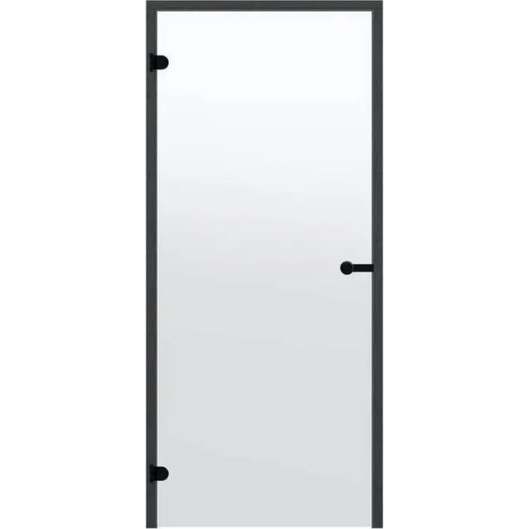 Harvia Black Line Bastudörr Klarglas (69x189cm)