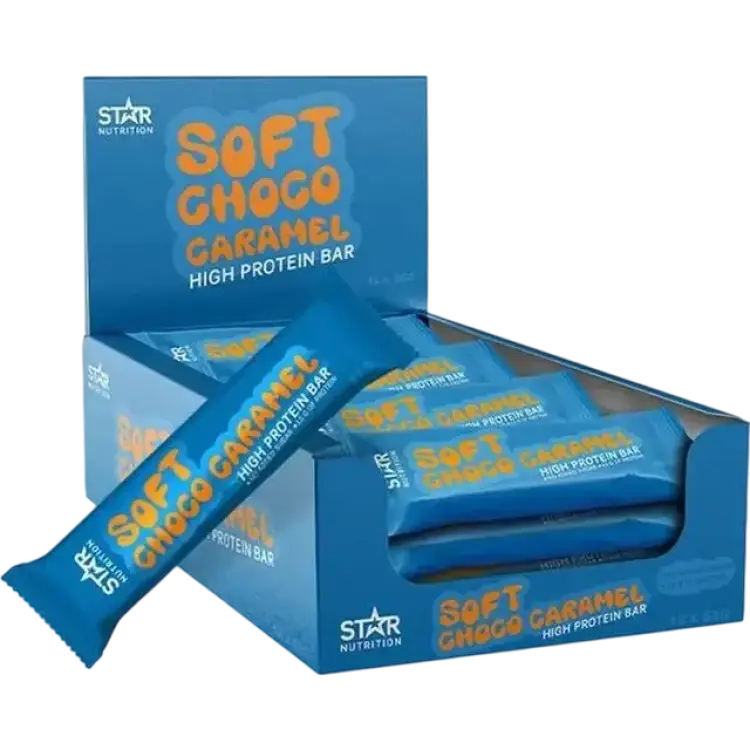 Star Nutrition Soft Choco Caramel Protein Bar 55g 12 st