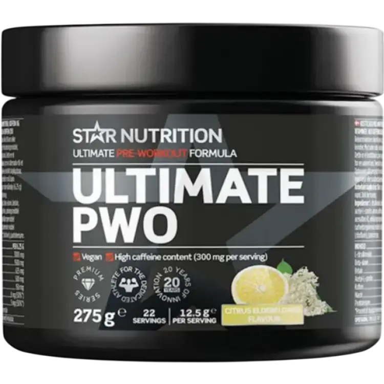Star Nutrition Ultimate PWO Citrus Elderflower 275g
