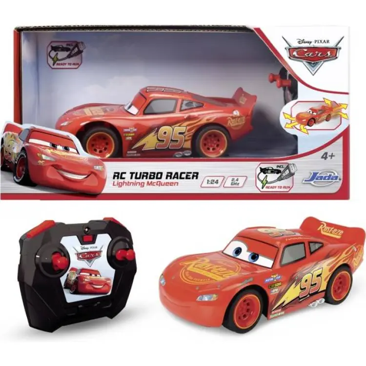 Dickie Toys Bilar Radiostyrd Blixten McQueen Turbo Racer 1:24