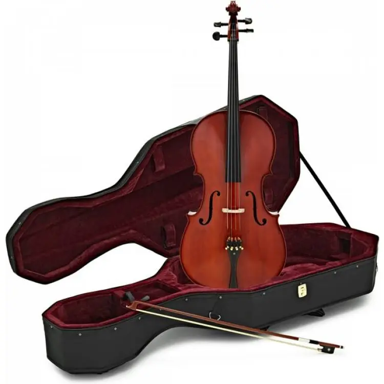 Gear4music Student Plus Cello i 4 4 Storlek Med Fodral