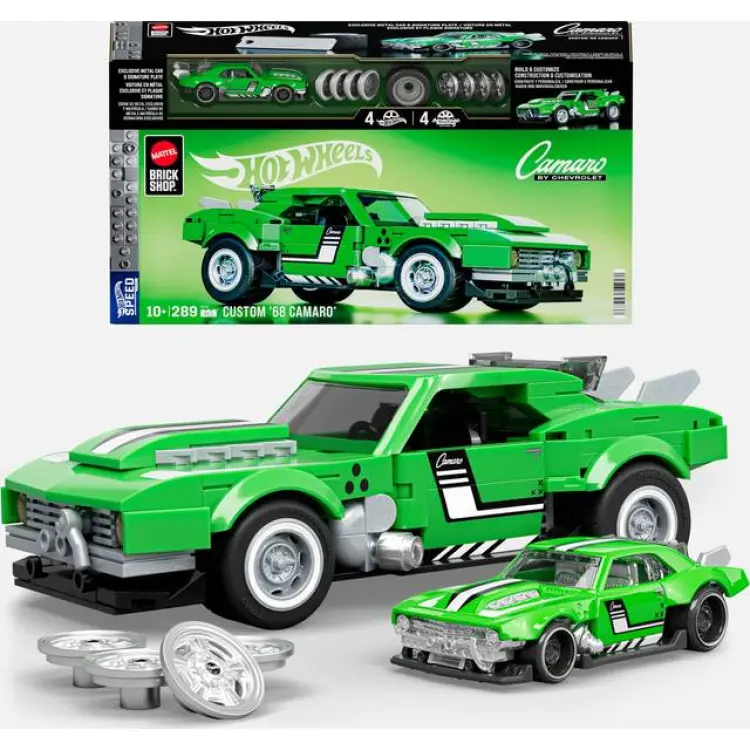 Mattel Hot Wheels Brick Shop Speed Series 1968 Camaro