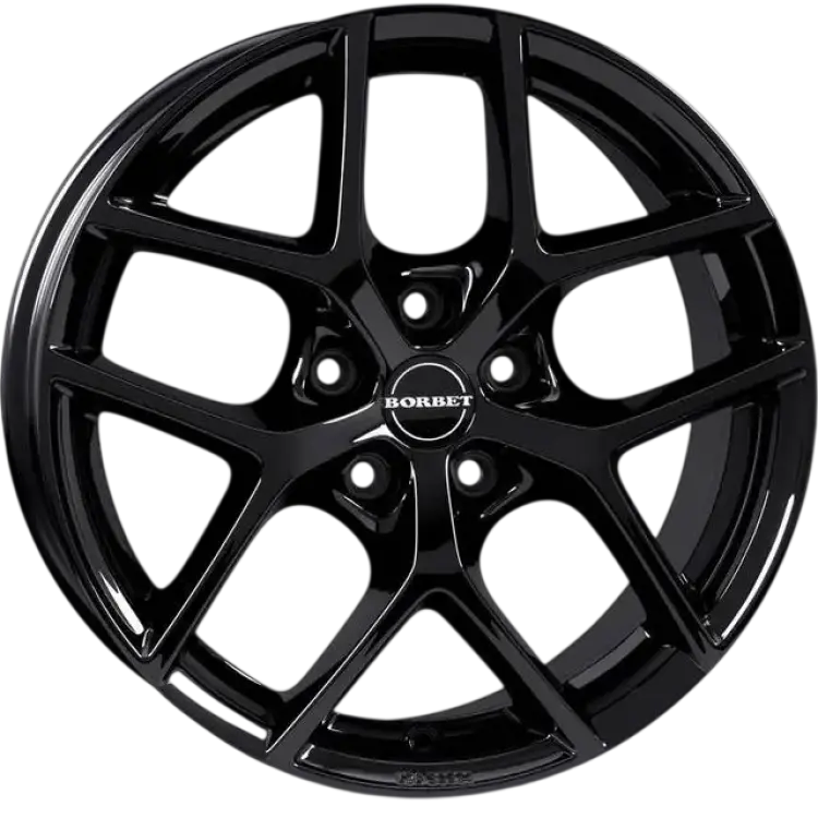 Borbet Y BLACK GLOSSY 6,5x16 ET:38