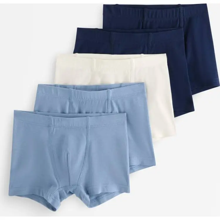 Lindex 5-Pack Boxershorts - Ecru/Navy/Blå