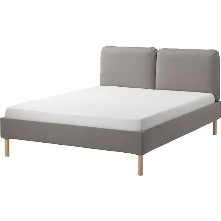 IKEA SAGESUND klädd Diseröd Sängram 160x200cm