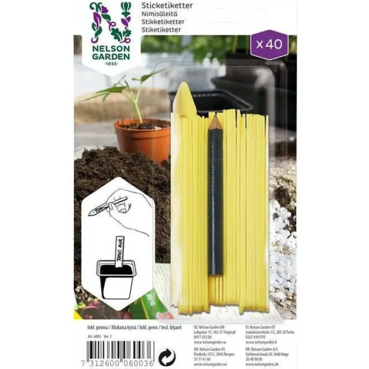 Nelson Garden Plant Labels 6003