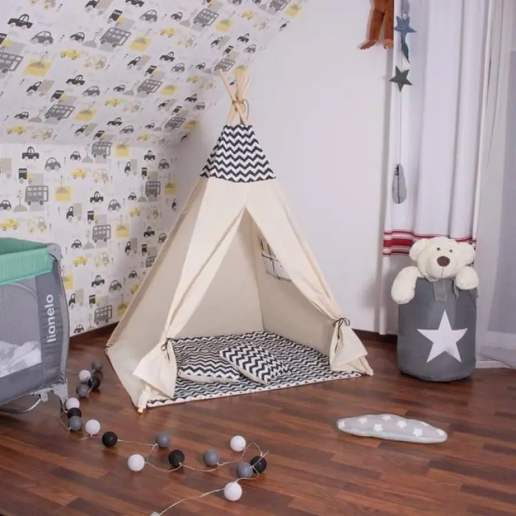 Viking Choice Tipitält wigwam sicksackmönster lektält
