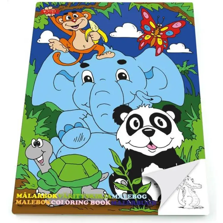Sense Coloring Book Cute Animals