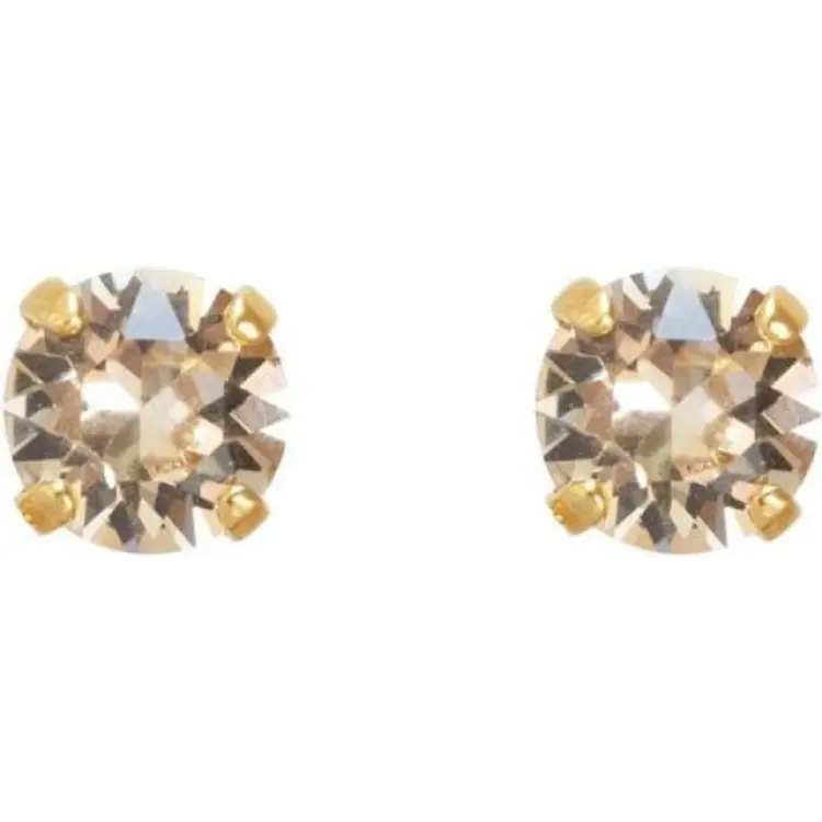 Caroline Svedbom Classic Stud - Gold/Silk