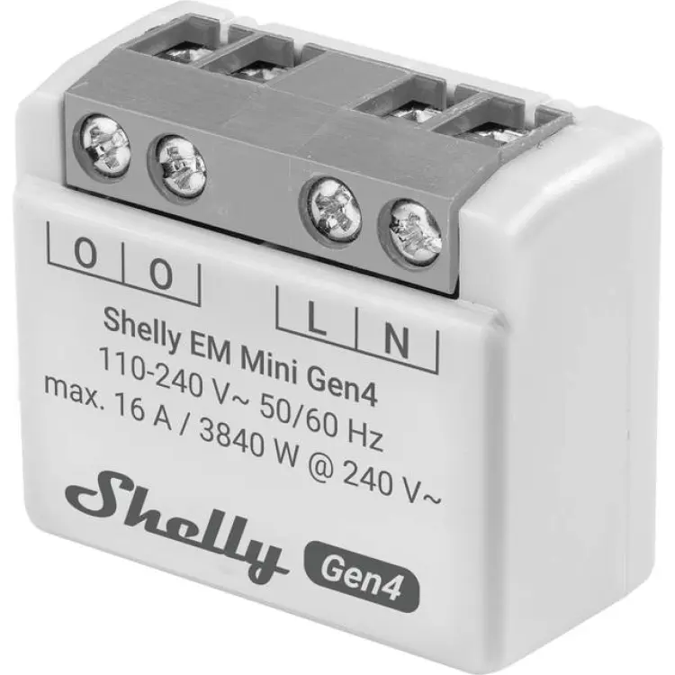 Shelly EM Mini Gen4 Smart Energimätare