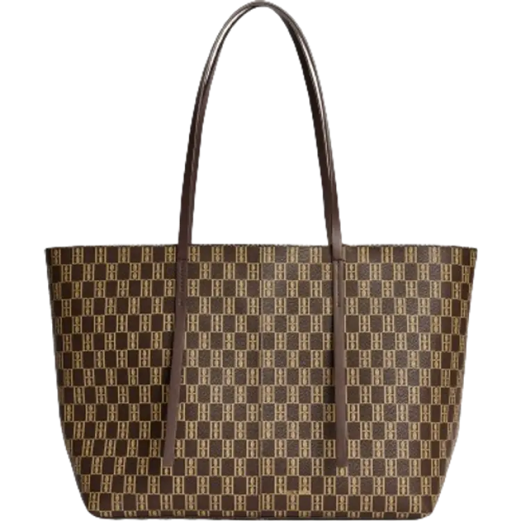 By Malene Birger Abigail Monogram Tote Bag - Shale