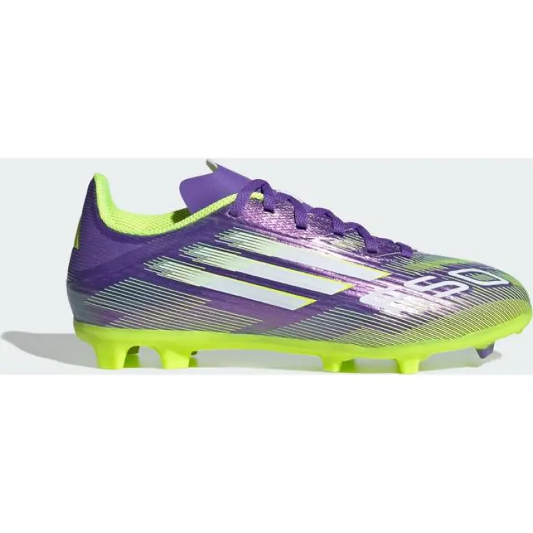adidas F50 League Firm Multi Ground Football Shoes - Purple Rush/Cloud White