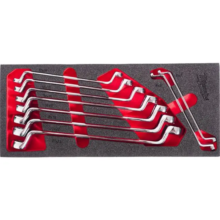 Milwaukee Ringnyckel Dubbel Skum Toolguard 9del Slagringnyckel