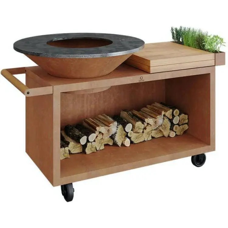 Vedeldad grill