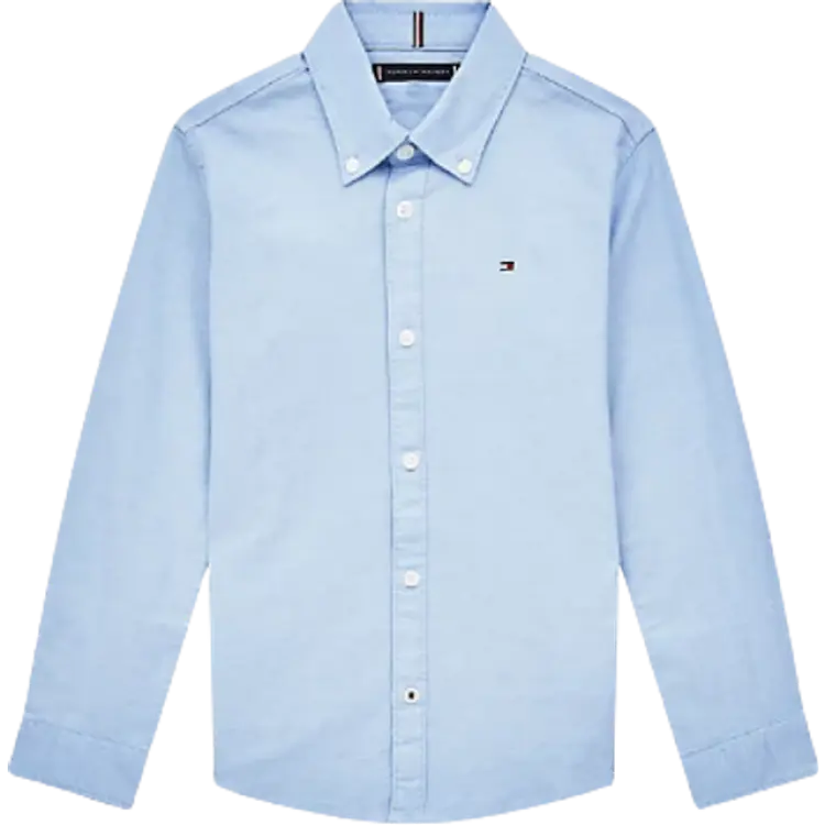 Tommy Hilfiger Stretch Oxford Cotton Shirt - Calm Blue (KB0KB06964)