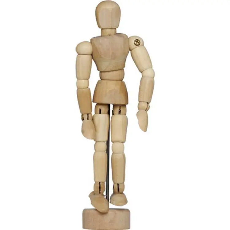 Panduro Hobby Modelldocka mini trä H.11 cm