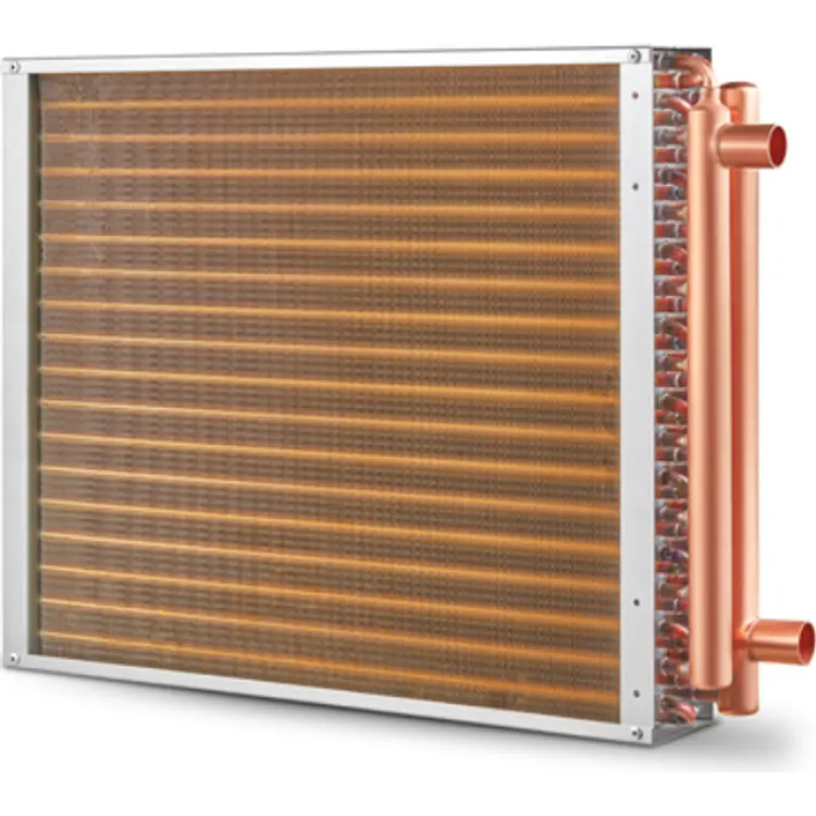 VEVOR Värmeväxlare 45 cm x 50 cm Med 3 Rader 242 Aluminiumfenor