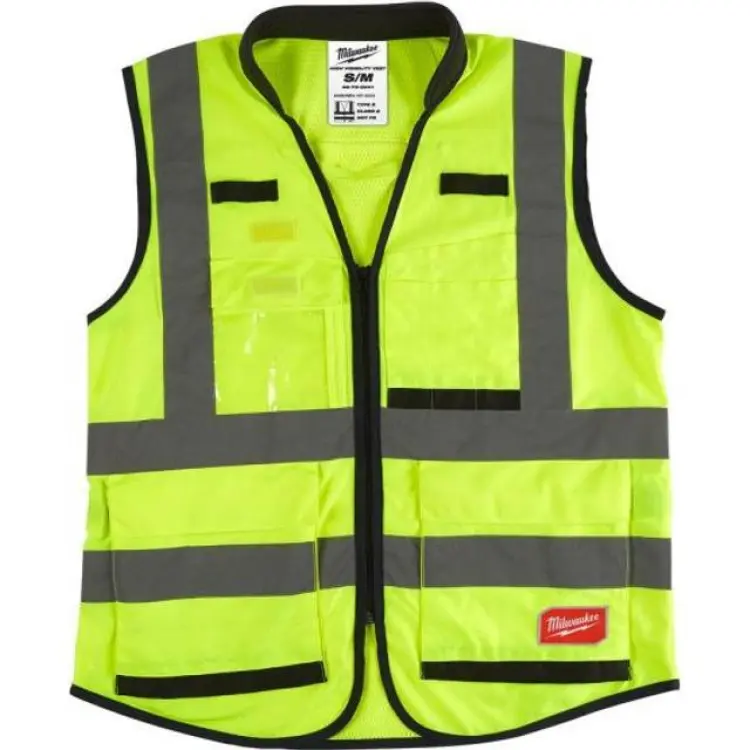 Milwaukee Hi Visible Premium Säkerhetsväst - Gul