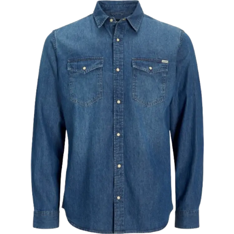 Jack & Jones Sheridan Shirt L/S Medium Blue Slim
