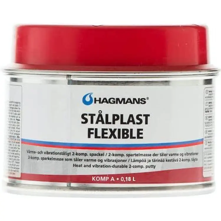 Hagmans Spackel Stålplast Flexible 0,55L 1st