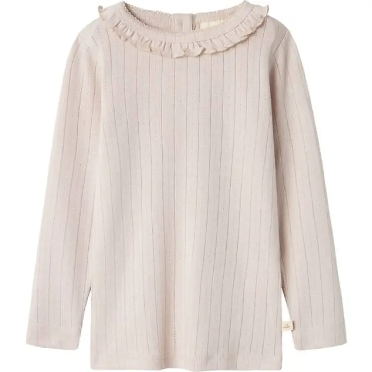 Name It Slim Blouse - Gray Morn Rachel Nis