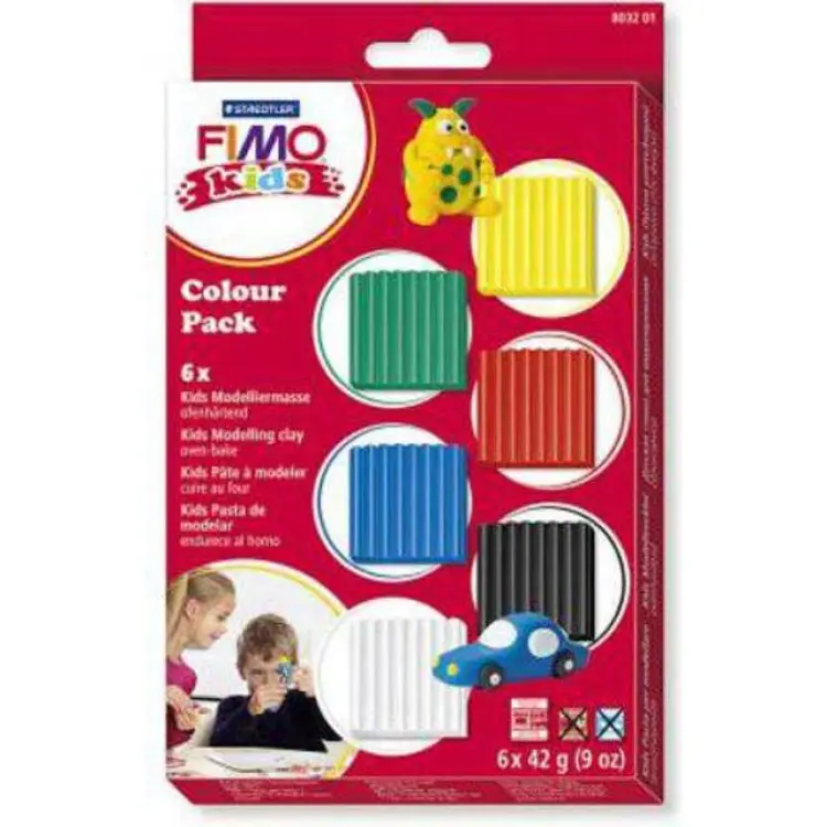 Staedtler Fimo Kids Standard Colours 42g 6-pack