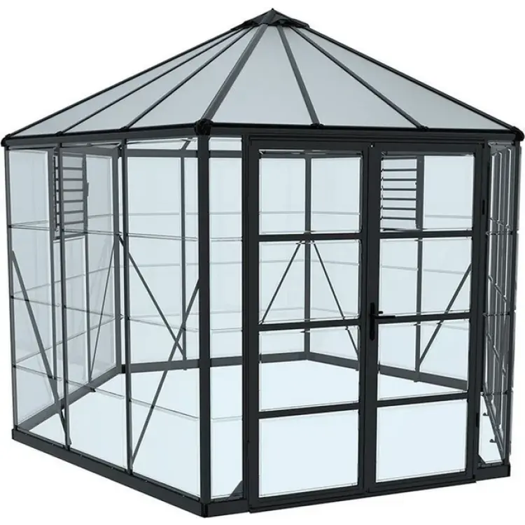 Palram Oasis 11.5m² Aluminium Polycarbonate