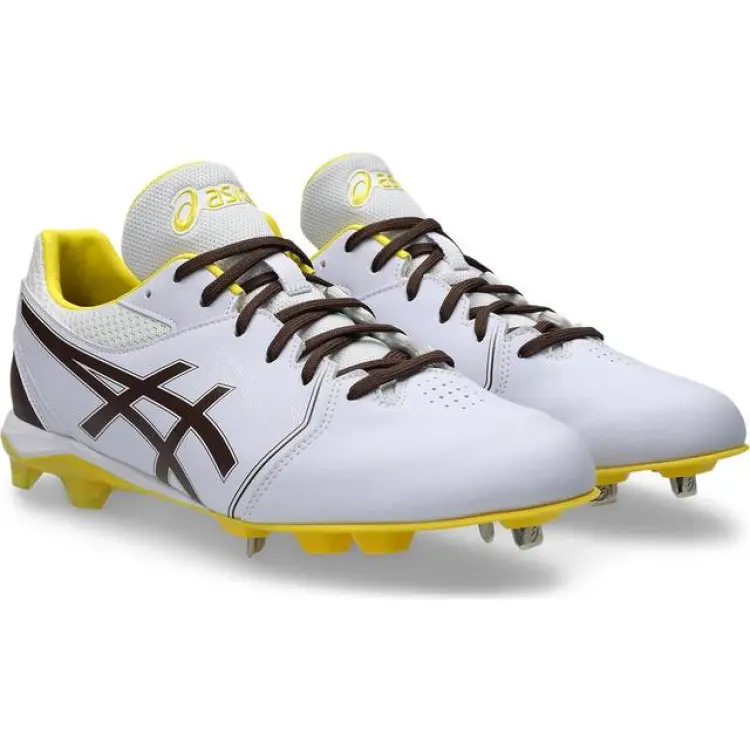 Asics Neoconnect Baseball Shoes Unisex - White/Dark Brown