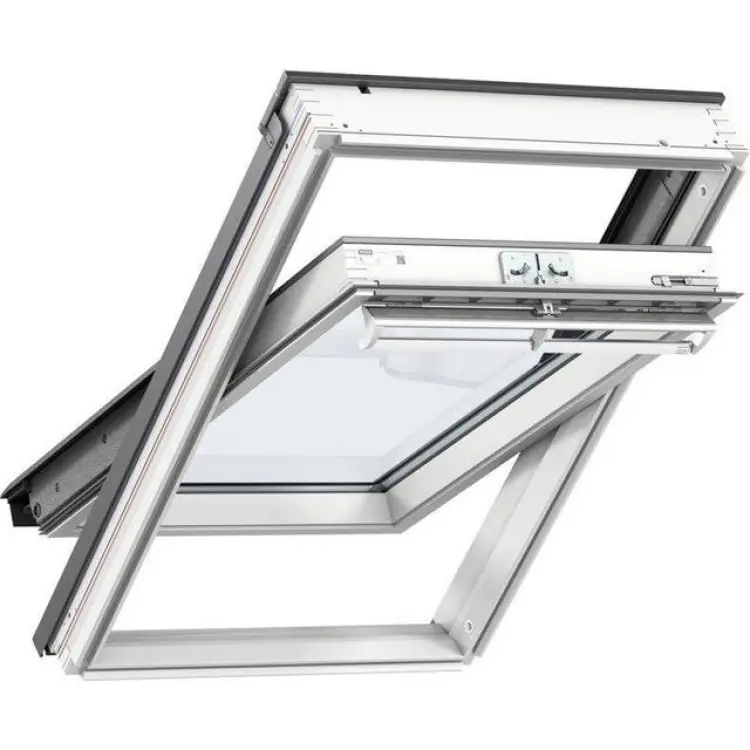 Velux pivåhängda Solo 2 Aluminium Vridfönster 3-glasfönster