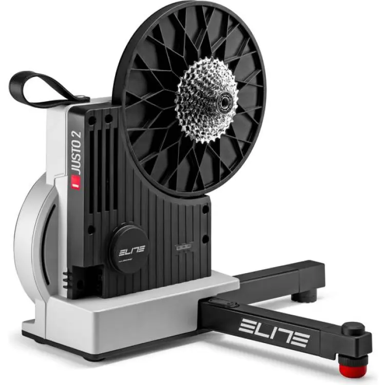 Elite Justo 2 Smart Cykeltrainer Silver Svart