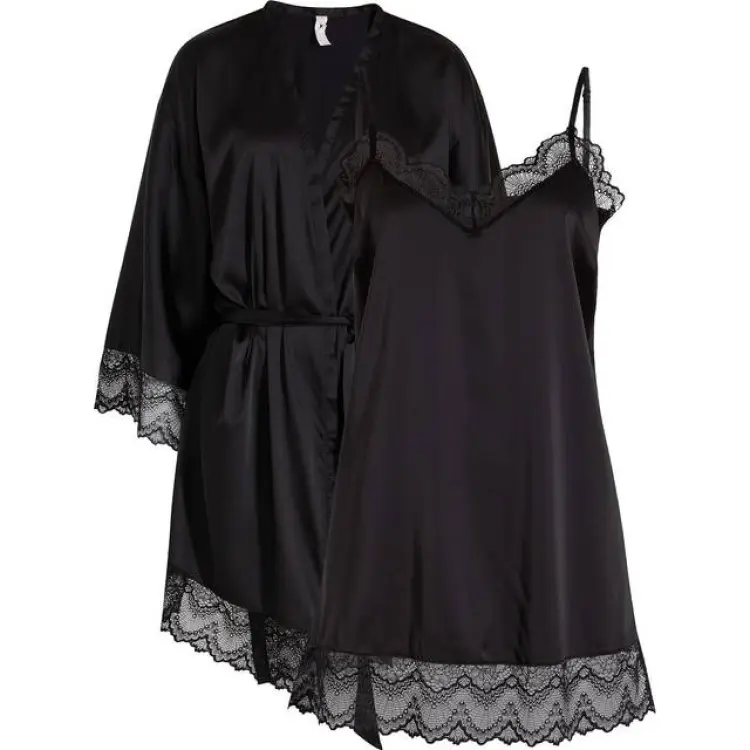 Bonprix Kimono Och Negligé 2-Delat Set