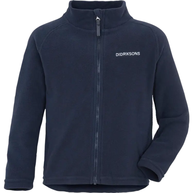 Didriksons Monte Kid's Full-Zip - Navy (505026-039)