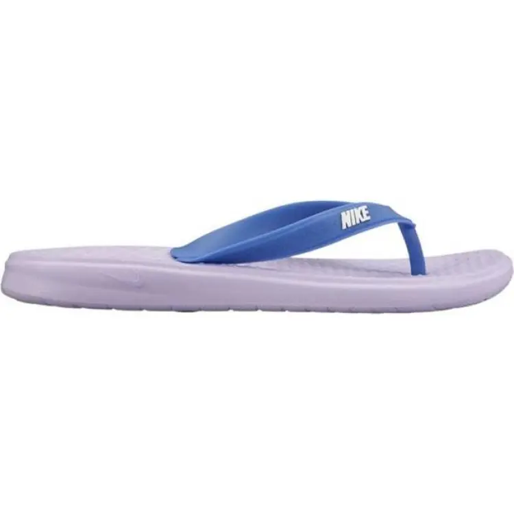 Nike Solay Slip On Synthetic Flip Flops - Purple/Lila