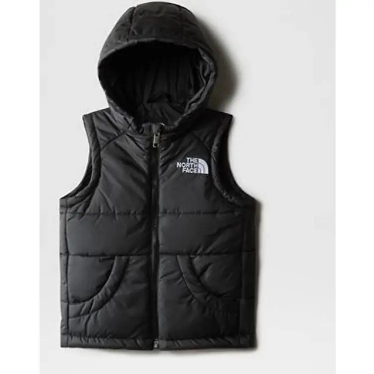 The North Face Kid's Hooded Vest Syntetväst - Svart